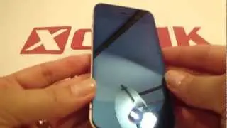 Blue chrome iPhone 4 / iPhone 4S mod kit LCD + Back cover