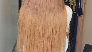صباغه الشعر الاشقر فاتح بصبغتين فقط،،😍😍😍😍😍