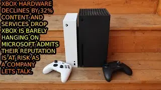 XBOX HARDWARE DROPS 32%. XBOX IS DEAD. MICROSOFT ADMITS THEIR FAILURES. WINDOWS 11 SUCKS.