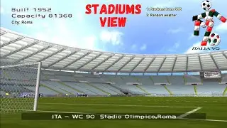 ⚽️PES 6 - FIFA World Cup 1990: STADIUMS VIEW 🎮 #142