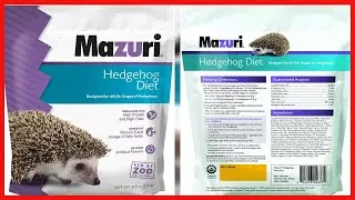 Quality product -  Mazuri | Nutritionally Complete Hedgehog Food | 8 Ounce (8 oz) Bag