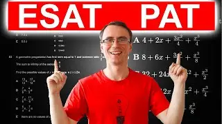 How I'd Prepare for the ESAT and PAT Maths in 2025