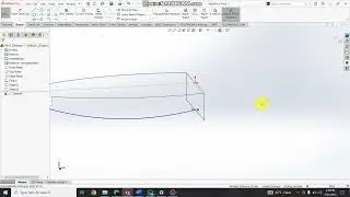 Solidworks Lofted Surface BASIC SHIP MODEL
