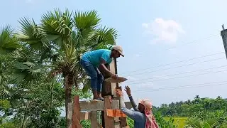 Techniques of column box fitting and concrete reinforcement || column construction