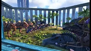 Ark Moschops vs Rexes