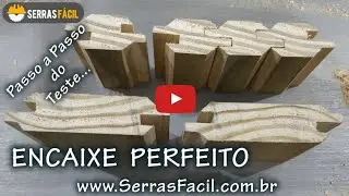 Passo a Passo!!! Teste da Fresa REF-54.03  de Fazer Porta Mexicana, Madeira de Encaixe...