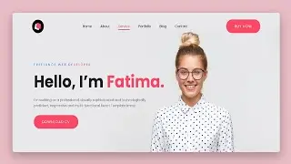 How To Create Personal Portfolio Website Just Using Html & CSS