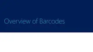 Overview of Barcodes