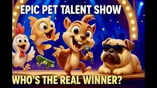 Epic Pet Talent Show 😂 Who&rsquo;s the Real Winner?Animotionclips
