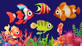 Lullabу and Calming Undersea Animation 🐟Soothing fishes 🐟Baby sleep music #babysleepmusic #260