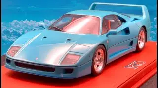 1:18 BBR Models Ferrari F40 Chiaro Blue