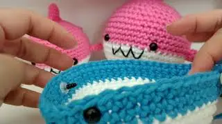 Baby Shark em amigurumi Parte 1