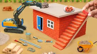 Earthquake Causes Collapse &ndash; DIY Mini House  with Bricks and Cement  Science Construction Projec