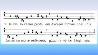A Patre Unigenite - Gregorian Hymn in the Baptism of the Lord - Organ accompaniment by Sergio