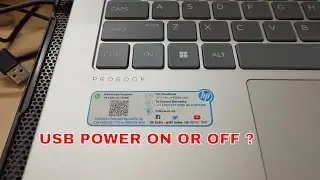 HP ProBook USB Power is On If Shut Down Your Laptop? or Off in Sleep mode Boot menu Bios setup?