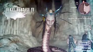 Final Fantasy XV (Naga Boss Fight) How To Beat Naga