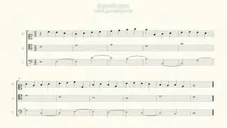 厳格対位法　転回可能　3声　混合類　長旋法　| Invertible counterpoint in 3 voices | Kontrapunkt | Contrepoint