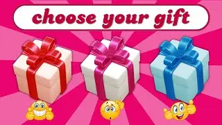 Choose Your Gift...! 💗💙⭐️ How Lucky Are You? 😱 | #giftquiz #giftchallenge #chooseyourgift