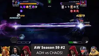 Rank 4 Photon's D&eacute;but! | AW Season 59 #2 | AOH vs CHAOS | Marvel Contest of Champions