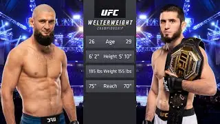 Khamzat Chimaev vs Islam Makhachev Full Fight - UFC 4 Fight Of The Night