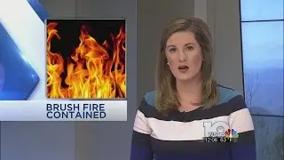 Brush fire contained