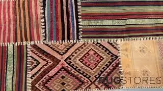 Hand Knotted Anatolian Patchwork Rug