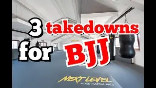 3 efficient takedowns for BJJ
