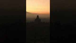 Mystical Sunrise at Ancient Temple 🌅 | Timeless Beauty of Java #CinematicSunrise #TimelessBeauty