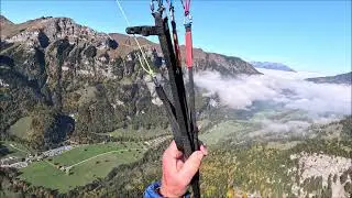 Gleitschirmflug vom Bonistock ins Melchtal