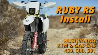 Husqvarna FE501 Ruby R5 Headlight Install