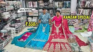 Ramzan Special Wholesale Dress Material Russian Plazo, Crunchy Crush, Pakistani Suits Fendi Silk |