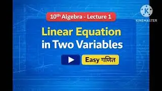 10th algebra|chapter 1|linear equations in two variables|practice set 1.1|lecture 1|