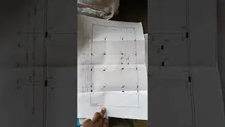 Coloum Grid plan drawings #civilengineering #vishalmishra #civilwork