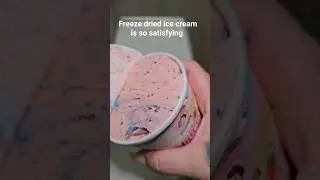 Why everyone is obsessed with freeze dried ice cream #freezedriedicecream #icecream #freezedried