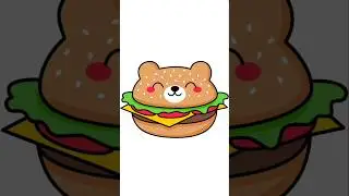 Burger 🍔#easyartlover #drawing