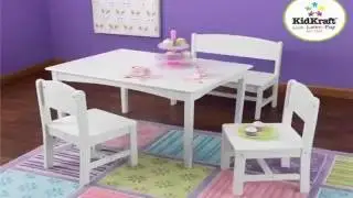 Details Nantucket Table with Bench and chairs Slide