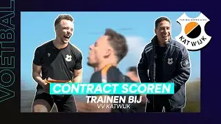 CONTRACT SCOREN ⚽️📃 | Trainen bij VV Katwijk 🟠⚪️