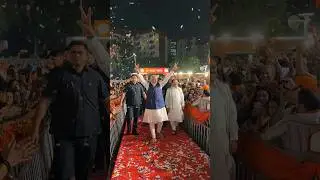 PM Modi receives a rousing welcome at BJP headquarters in New Delhi | #shorts