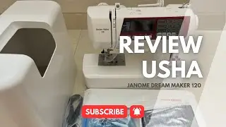 USHA JANOME - DREAM MAKER 120 STITCH Automatic Swing Machine review #enjoy #review #stitch #machine 