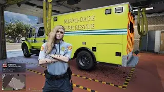 Gta 5 LSPDFR Playing As a Vice Dale/Miami Dade Fire EMT First Responder - Paramedic Mods