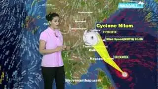 India Nilam Cyclone Update- Skymet Weather Report