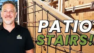 How to build stairs to your patio! | Home Renovation Walkthrough