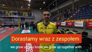 Zouheir El Graoui o tym dlaczego zdecydował się zostać w PSG Stali Nysa #plusliga #volleyball