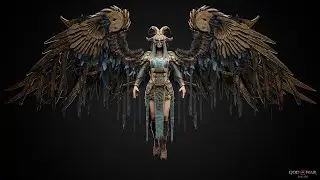 God of War defeating Valkyrie - Kara ( Give Me Challenge Mode)
