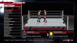 WWE 2K15 ps4 best custom move set