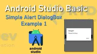 Android Alert DialogBox Example 1 - Android Studio Tutorial