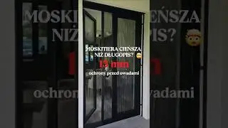 Moskitiera plisowana SLIM 13mm  - Arolety.pl  / Pliss&eacute; mosquito net Slim 13mm #home  #mosquitonets