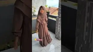 gamis anak set hijab #gamisanak