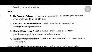 Retributive Theory of Punishment | Criminology and Penology | Justice Insight 360