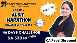 CA Final | Audit Marathon | Standards | SA 530 | May / Nov 25 Onwards | CA Payal Shreemal